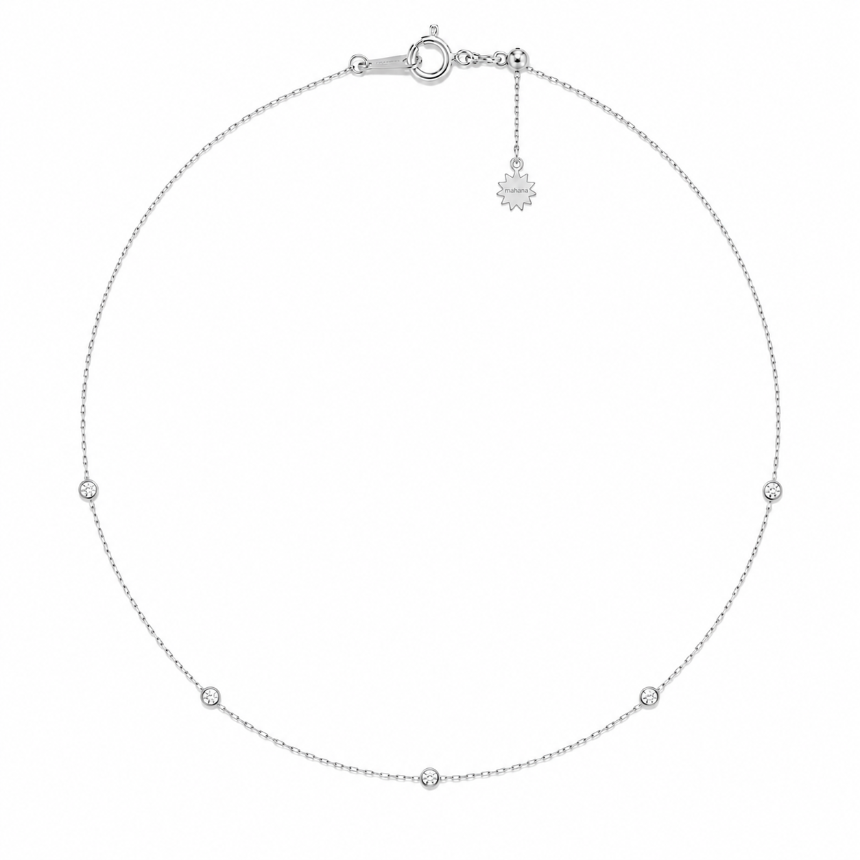 mahana Lino station Necklace/Round