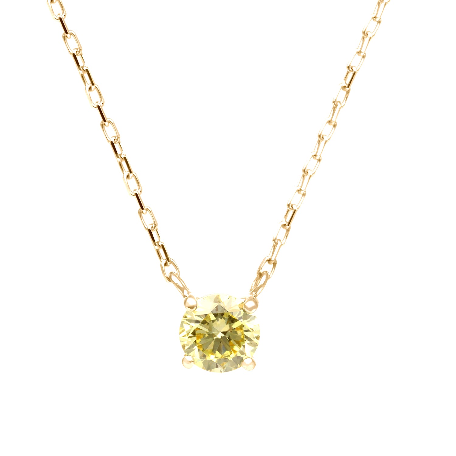 "Asuka" Yellow Diamond Pendant 0.3ct