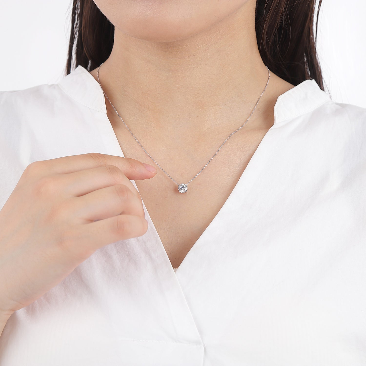 Diamond Necklace/Round