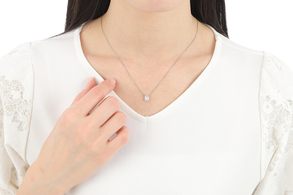 Diamond Necklace/Emerald